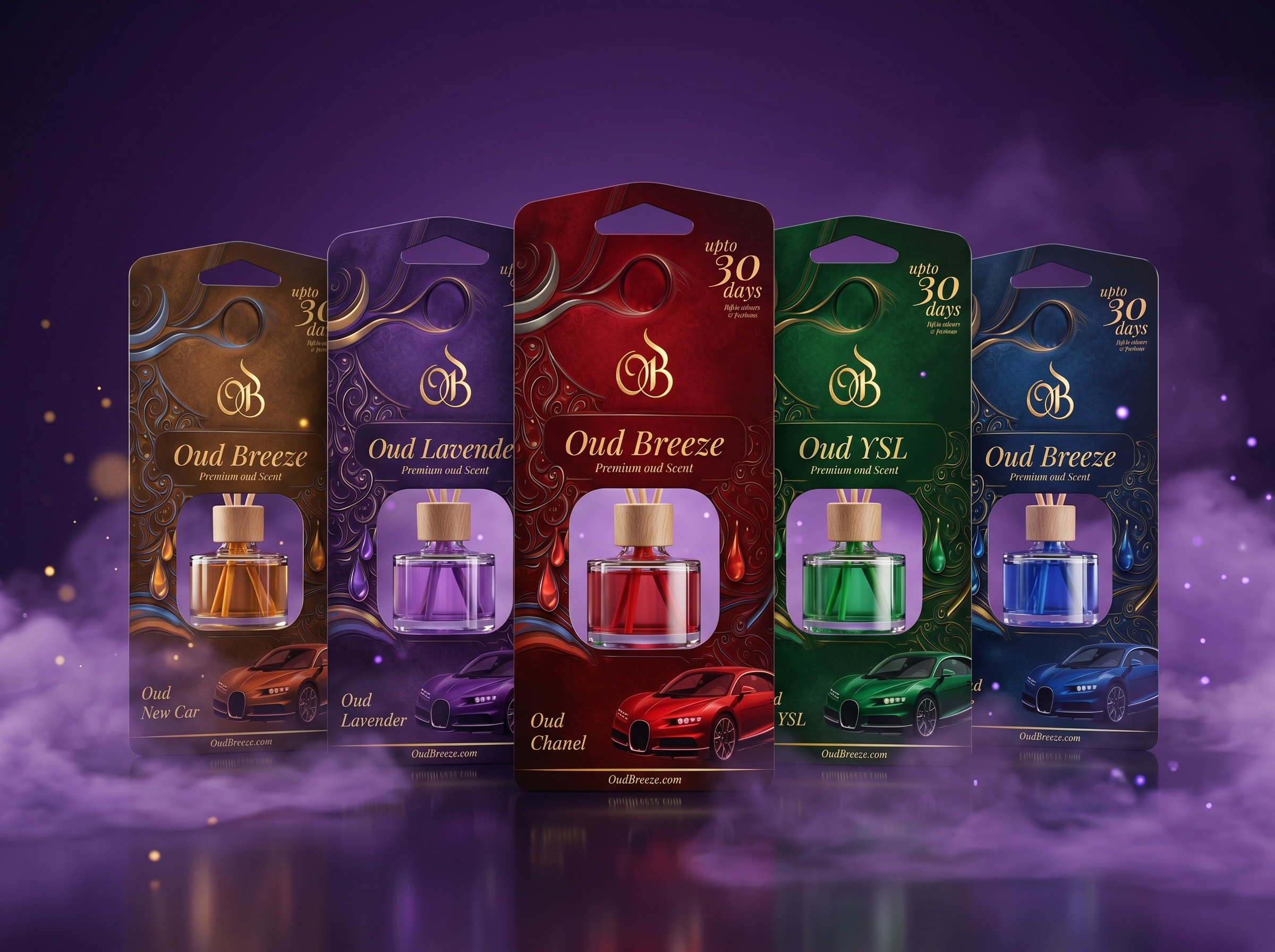 Luxury Car Perfume Packaging Design | Oud Breeze Branding amazon branding behance project brand identity branding car perfume dribbble design label design luxury packaging mockup design modern packaging packaging design perfume packaging premium design product packaging