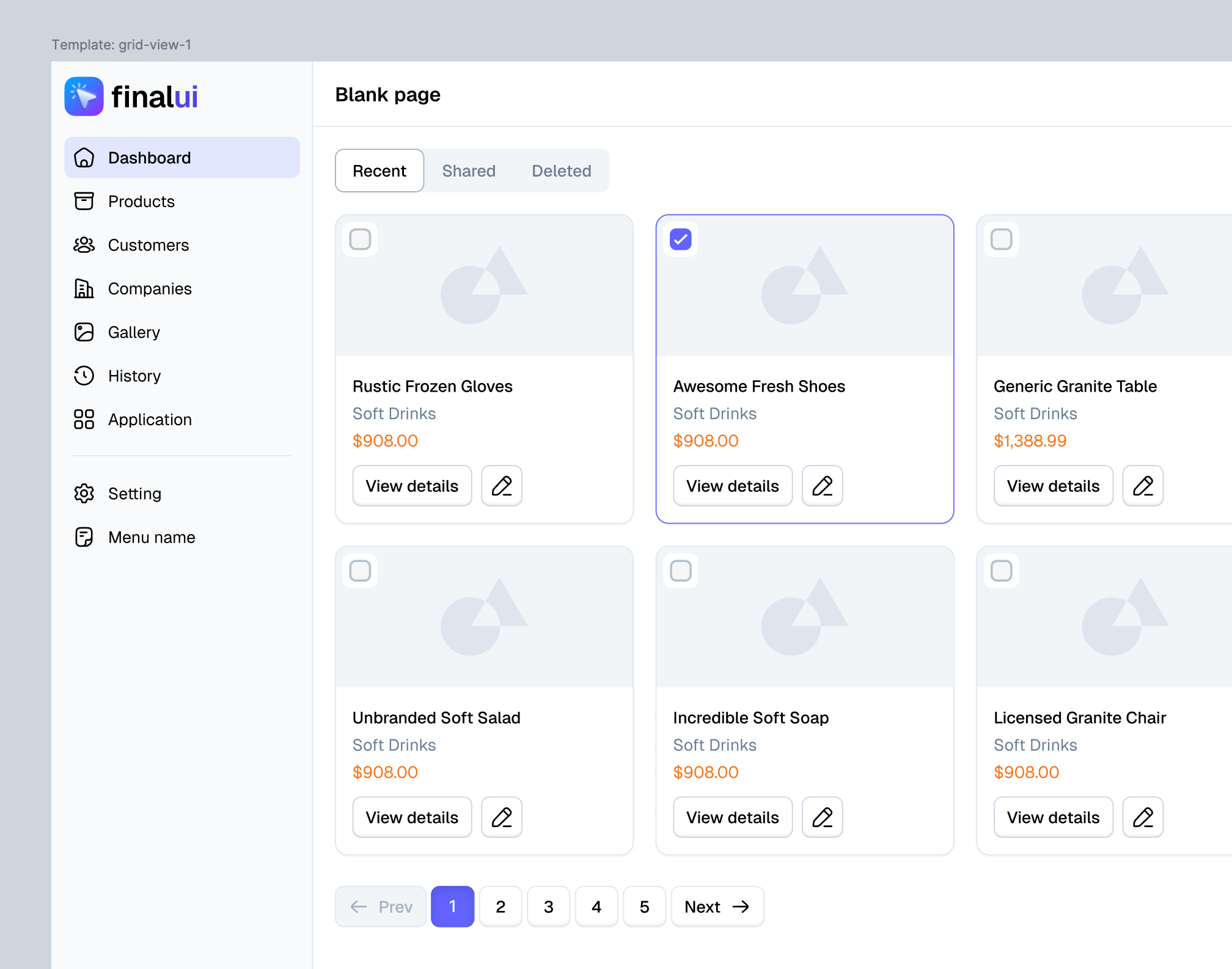 Admin grid view admin layout admin listing admin panel template admin ui card view control panel dashboard grid view listing multi check card posts