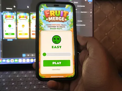 Level Selection Interaction : Fruit Merge 🍉 animation app game game design game level interaction interaction design level level interaction level selection mobile motion graphics ui ui design ux