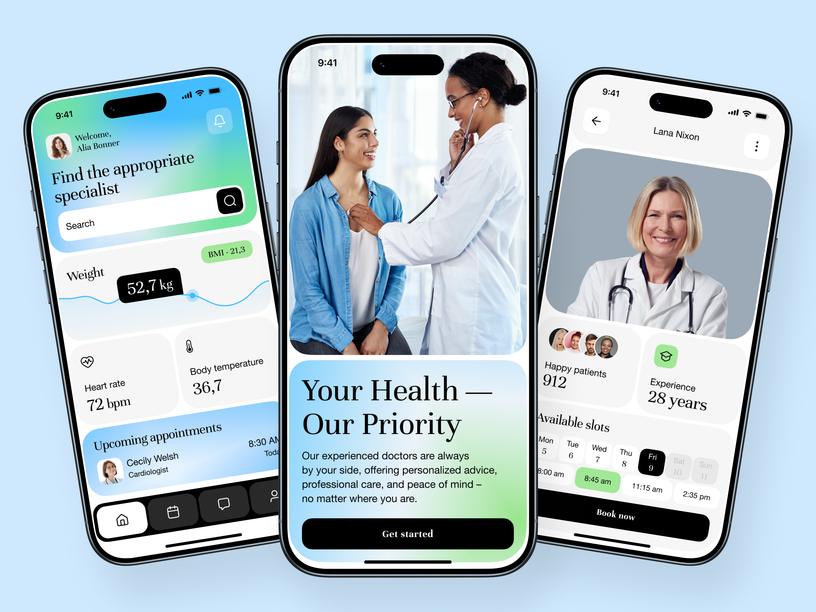 Telemedicine UI UX Mobile App Design
