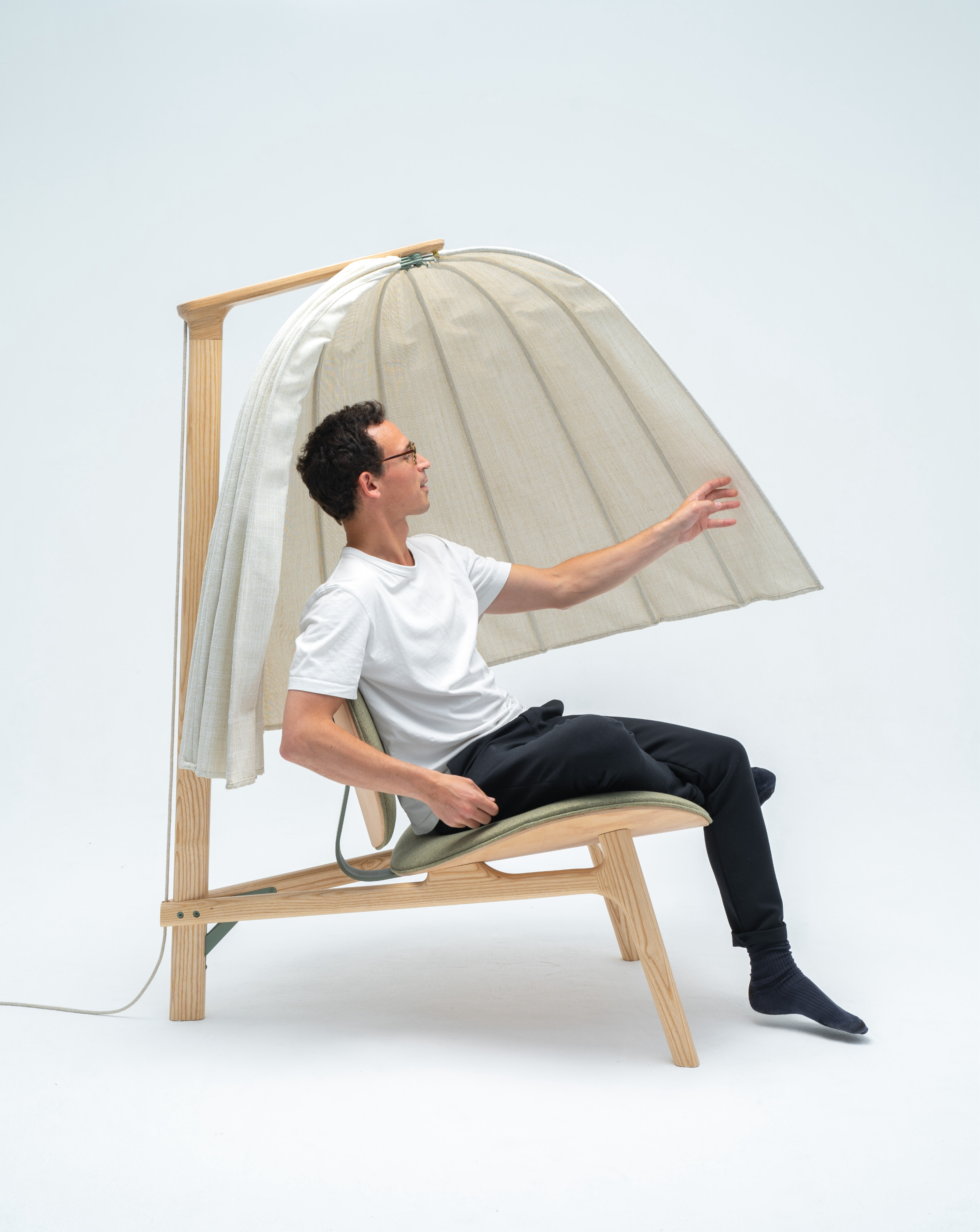 Shanti furniture design industrial design interior design meditation product design prototyping sustainability