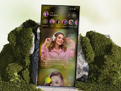 Social Media App Redesign app redesign figma design mobile design product design social app social app redesign social media app tik tok app tik tok app redesign ui