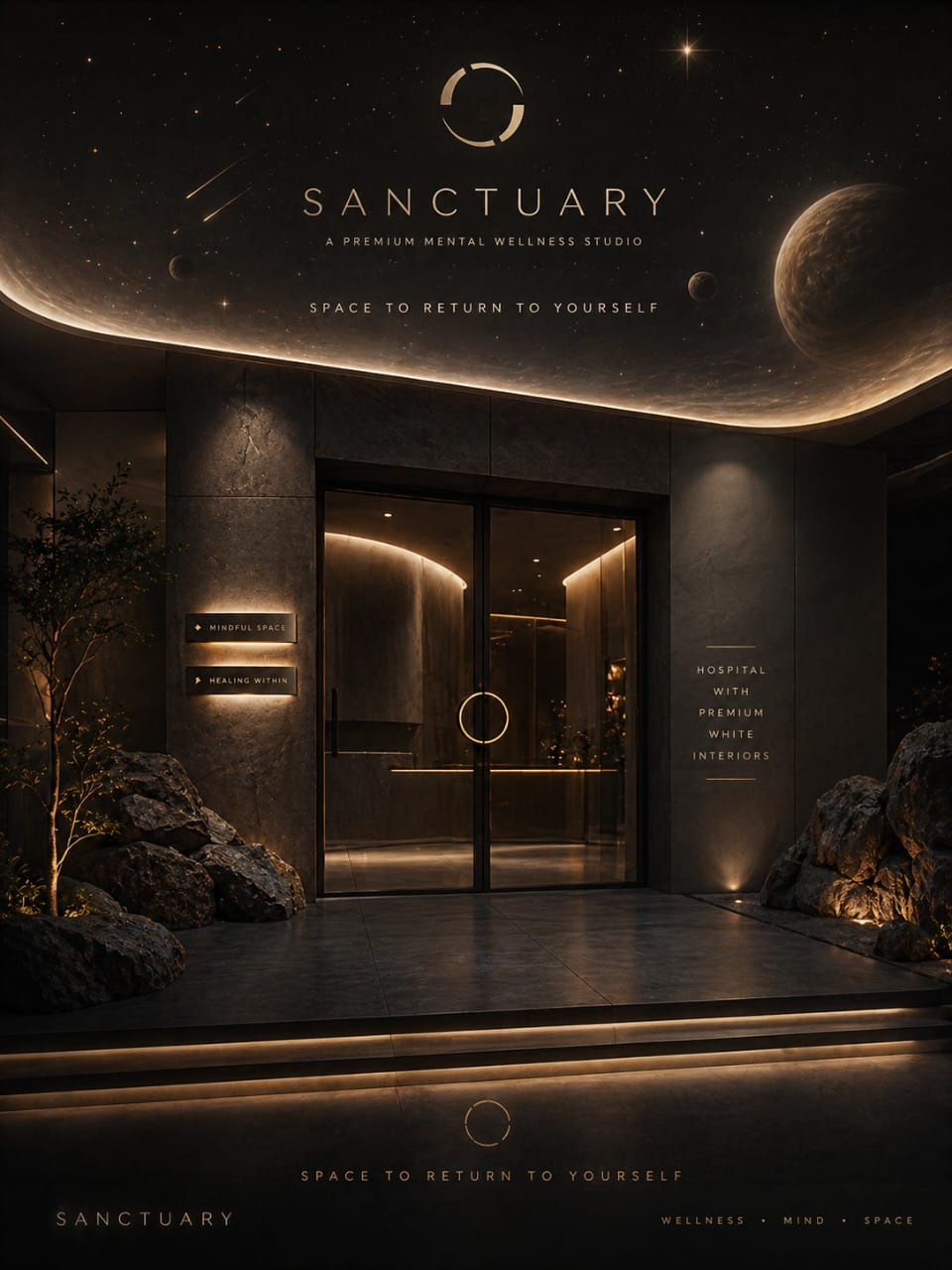 SANCTUARY: Visualizing the Harmony of Home and Nature 3d animation brand branding creative creative director design graphic design illustration logo motion graphics ui vector