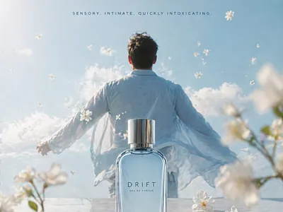 DRIFT: A Fragrance Concept for the High-Octane Lifestyle 3d animation brand branding creative creative director design graphic design illustration logo motion graphics ui vector