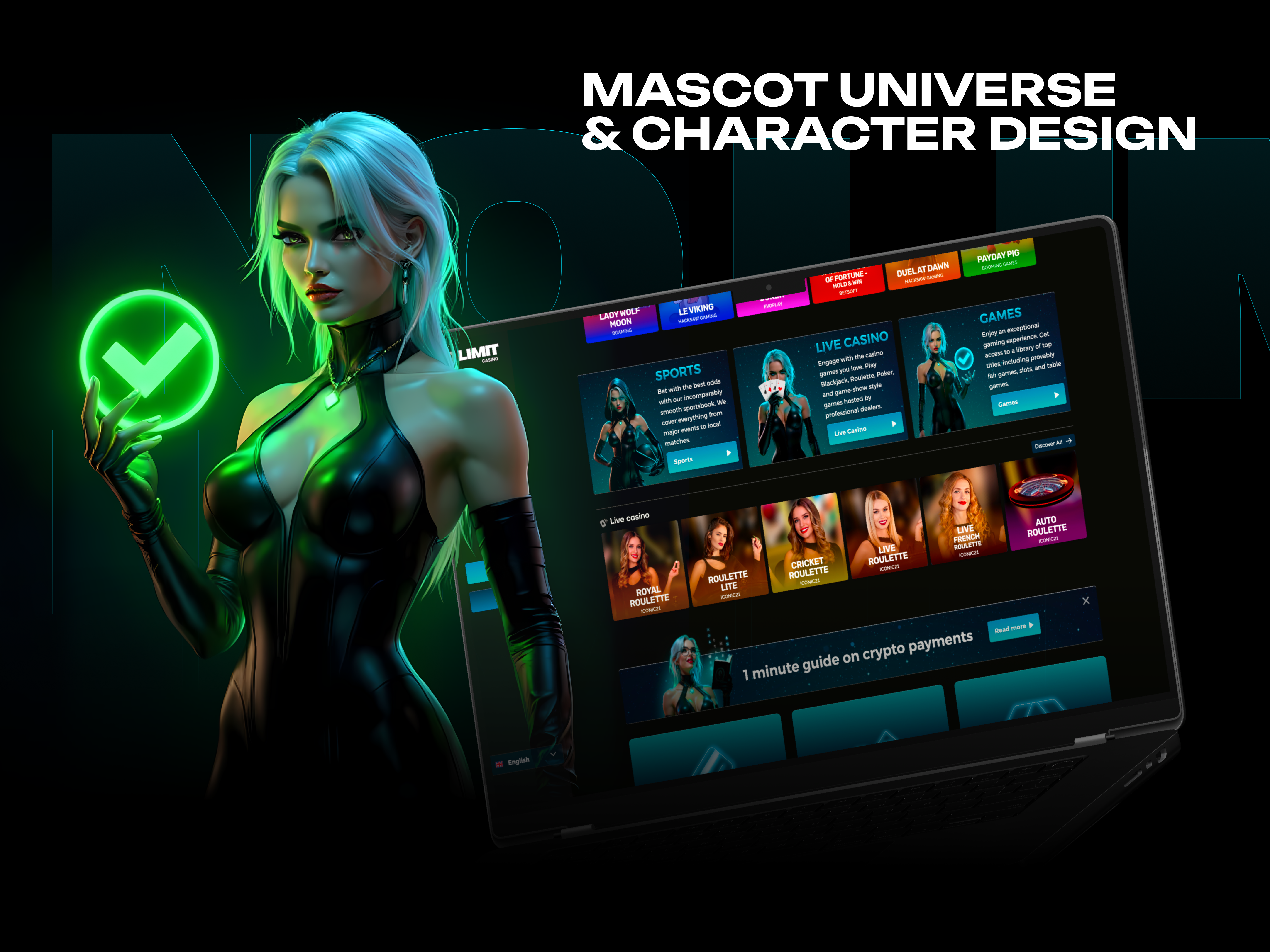 Mascot Universe for iGaming Platform animation branding character design figma graphic design igaming illustration logo mascot ui vector