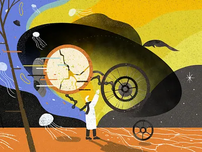 Lost in the dementia art artwork branding design editorial illustration graphic design illustration