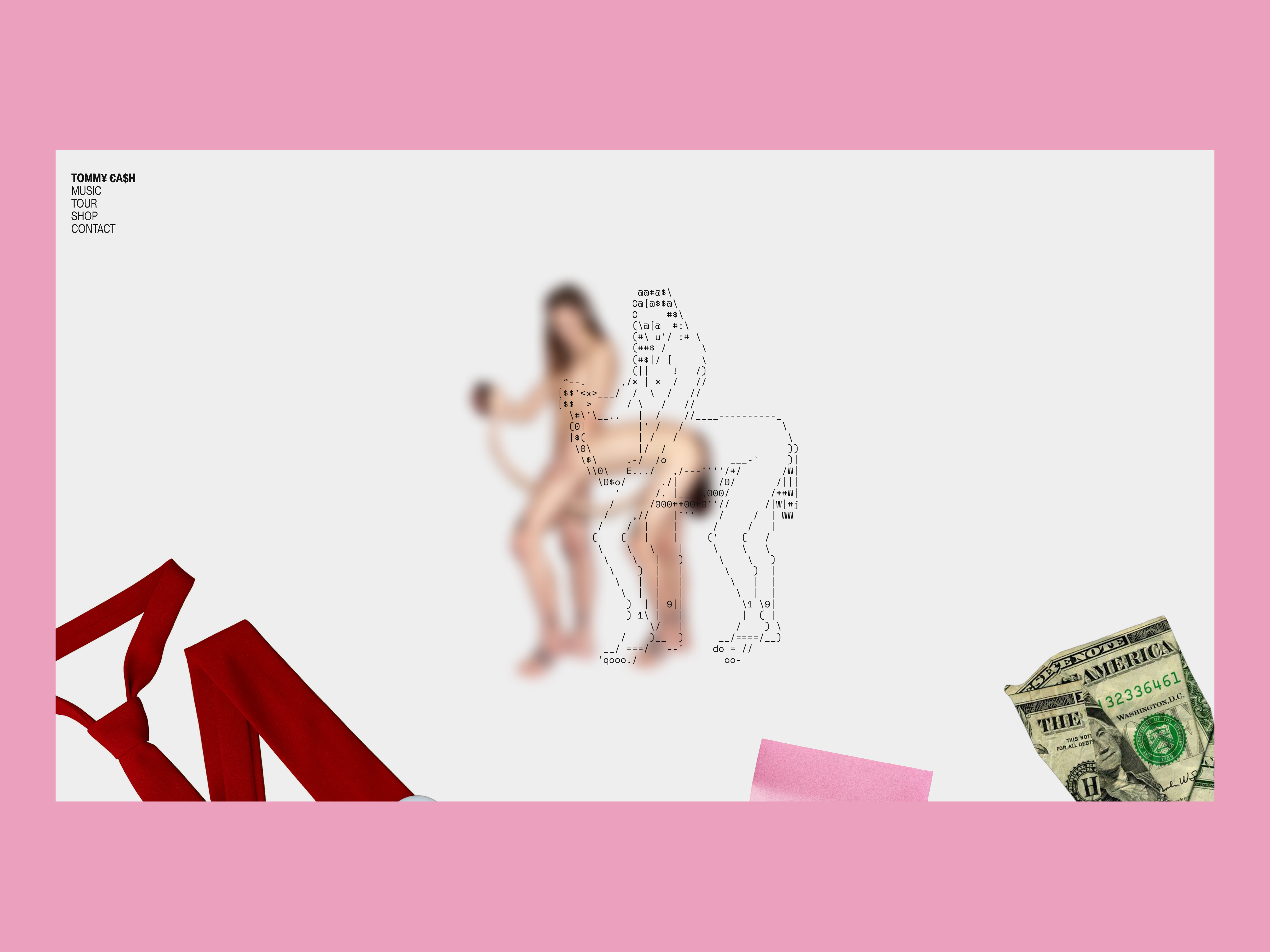 Tommy Cash Website animation branding design development graphic design illustration logo motion graphics typography ui ux web design webflow