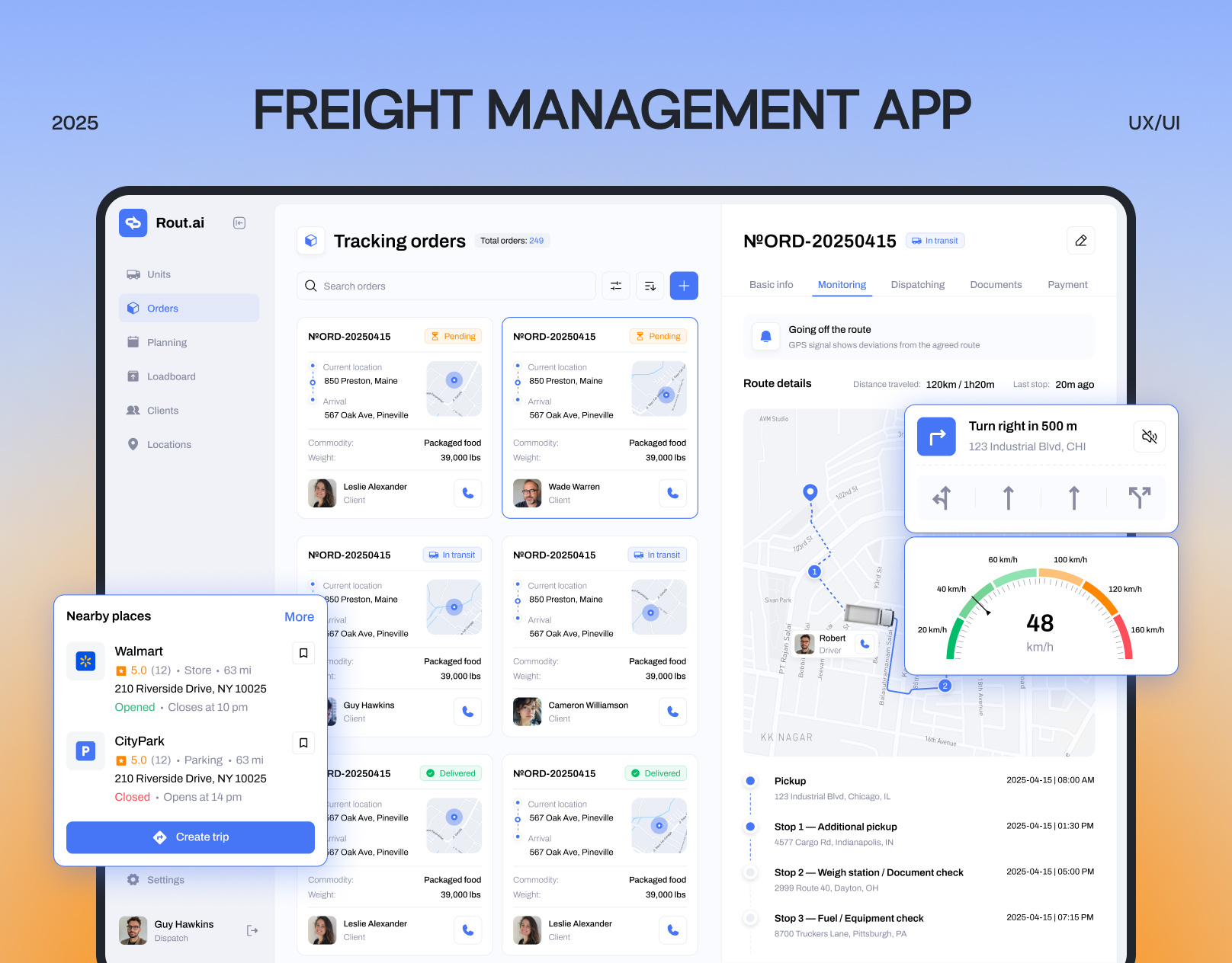 🚚Logistics Software Shipping SaaS Platform Web App Dashboard UI clean dashboard dashboard design dashboard ui delivery freight management logistics map map based modern premium saas shipping tracking transportation ui uiux user experience user interface web app