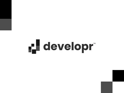 Logo design for developr agency logo brand identity branding business logo company logo corporate identity design developer logo dr logo graphic design growth logo illustration logo logo collection logo creation logo design logo maker logofolio minimalist logo pixel logo