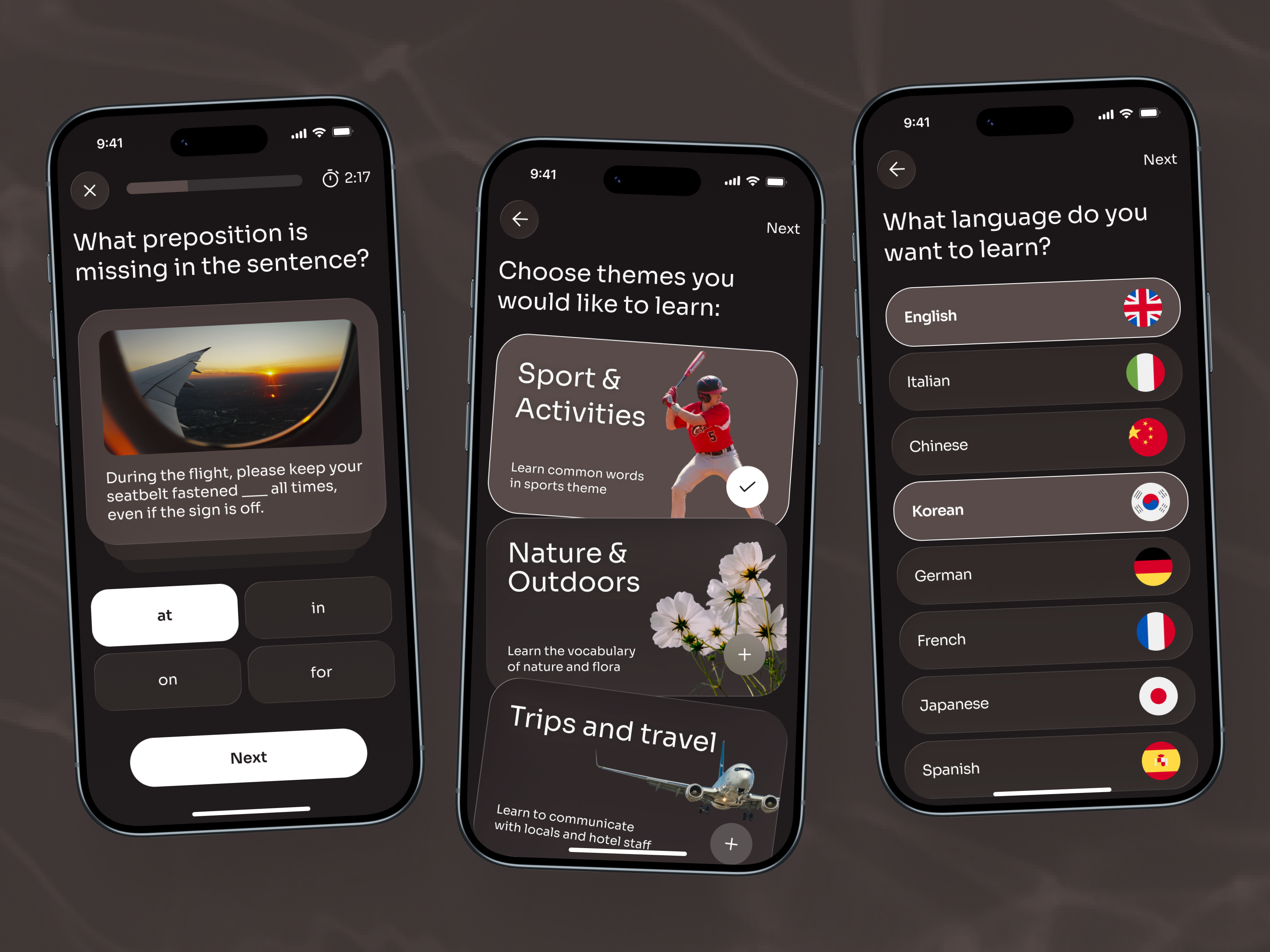 AI Language Learning Custom Mobile App Design