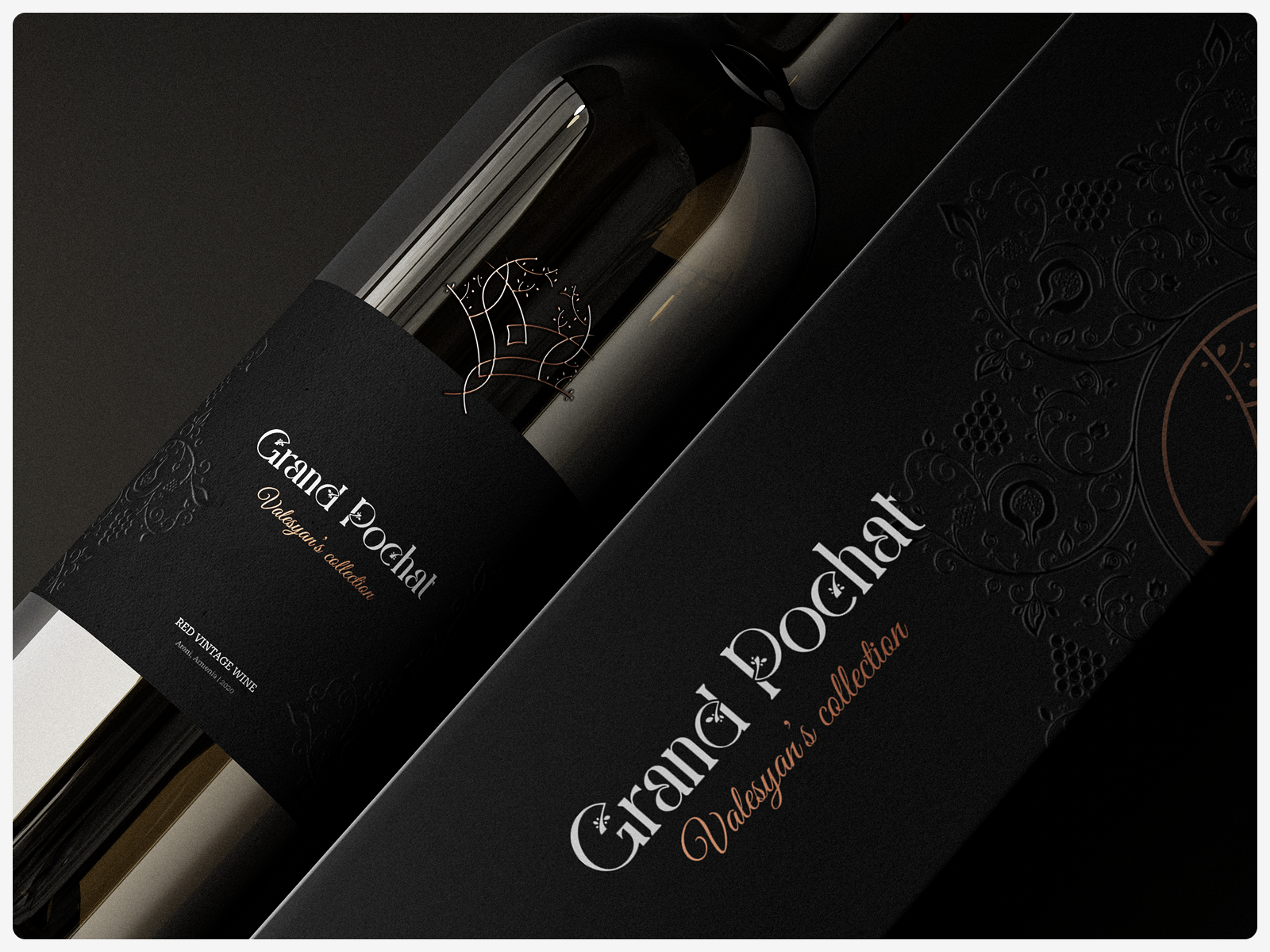 Grand Pochat - Logo & Packaging brandidentity branding design graphic design illustration logo logodesign logotype packagedesign packaging visualidentity windebranding wine winery