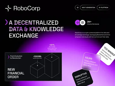 Visual Identity for RoboCorp⚡ brand designer brand identity branding design graphic design logo logo design ui