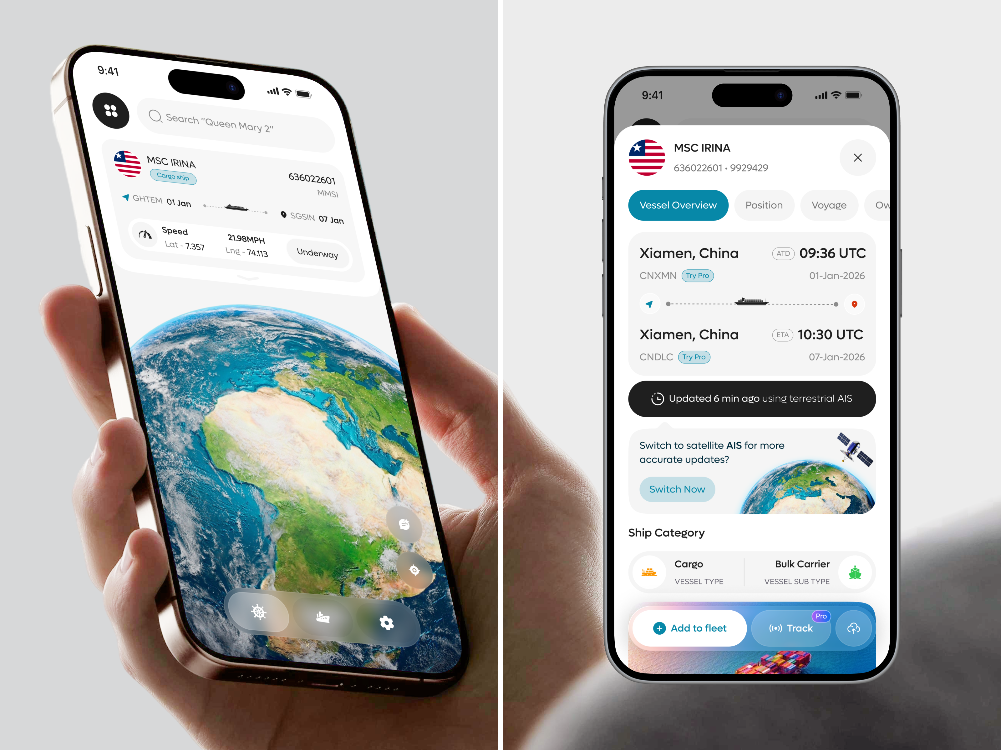 Real-Time Ship Tracking Mobile App Redesign cargo tracking fleet management geolocation global tracking ios app design logistics app maritime app mobile mobile app mobile app design nautical app prototype design sea transport ship tracking tracking app transport app ui ux