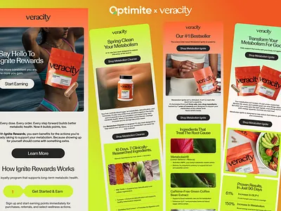 Feel Better, Live Better | Health & Wellness email campaigns email designs email marketing email templates emailers figma figma designs figma emails helath wellness klaviyo klaviyo email marketing ui ui designs