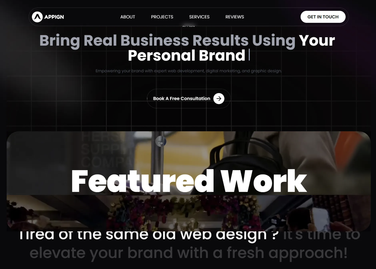 Agency Landing Page UI/UX Design 3d animation artisanal branding b2b b2c branding crm landing page minimalism modern web design motion graphics responsive design saas ui ui ui design uiux design ux design web application web design web development