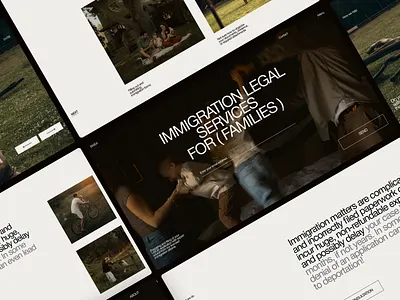 Website Design for B-FAM — Immigration Legal Services for Family creative ui ux webdesign website
