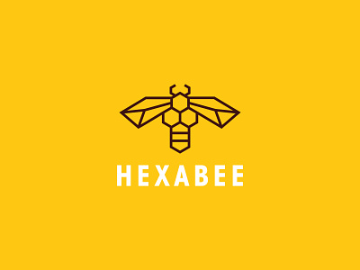 Hexabee Logo Design, Geometrical Bee Logo bee bee icon bee logo brand identity branding geometric geometric bee geometrical bee logo honey honeycomb icon line art logo logo logo design logodesigner logos logotype minimalist modern minimalist monogram