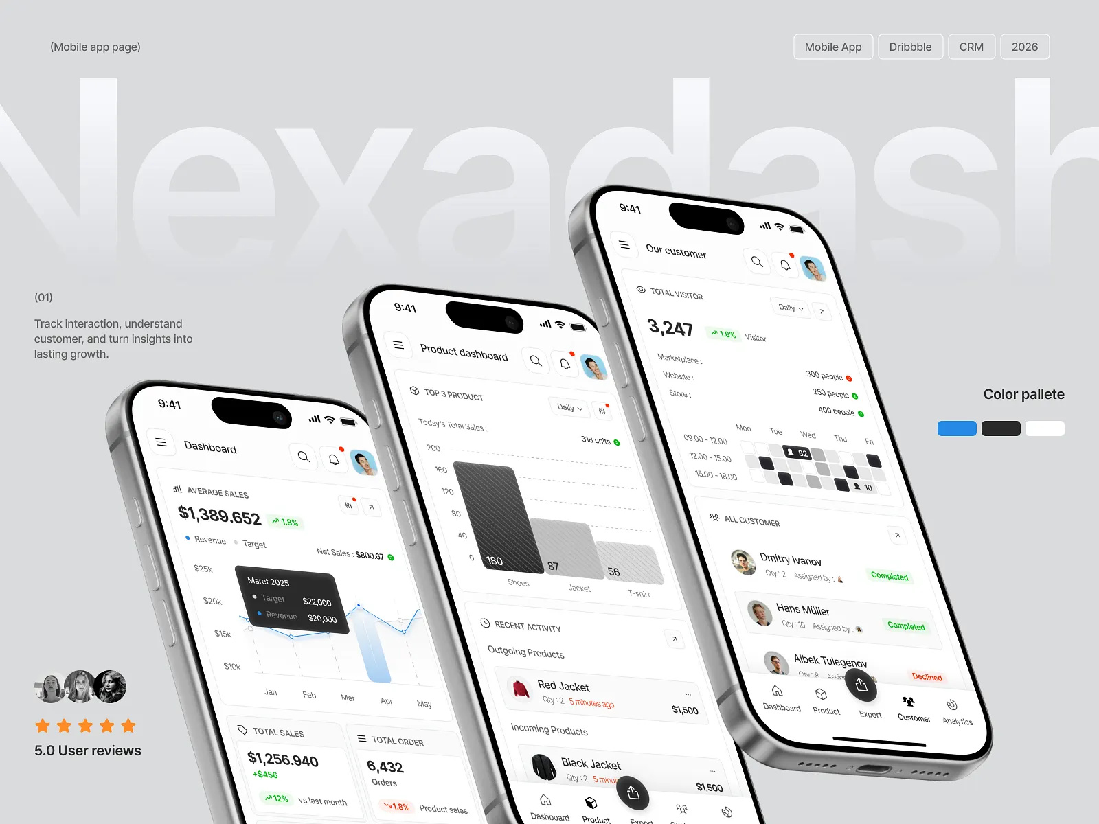 Mobile App UI/UX - Nexa