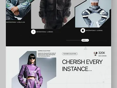 Fashion Website Design - DRUNQ design logo web