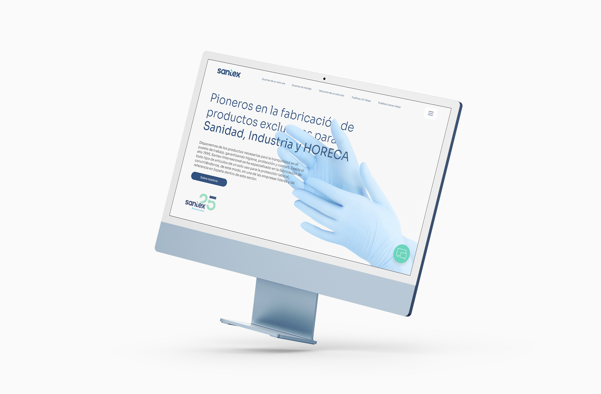 Santex - Hero section clean design clean ui clean website hero hero section hero web minimal web ui ui design uxui web