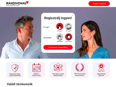 Randivonal - dating login page appdesign ui user experience uxui webdesign