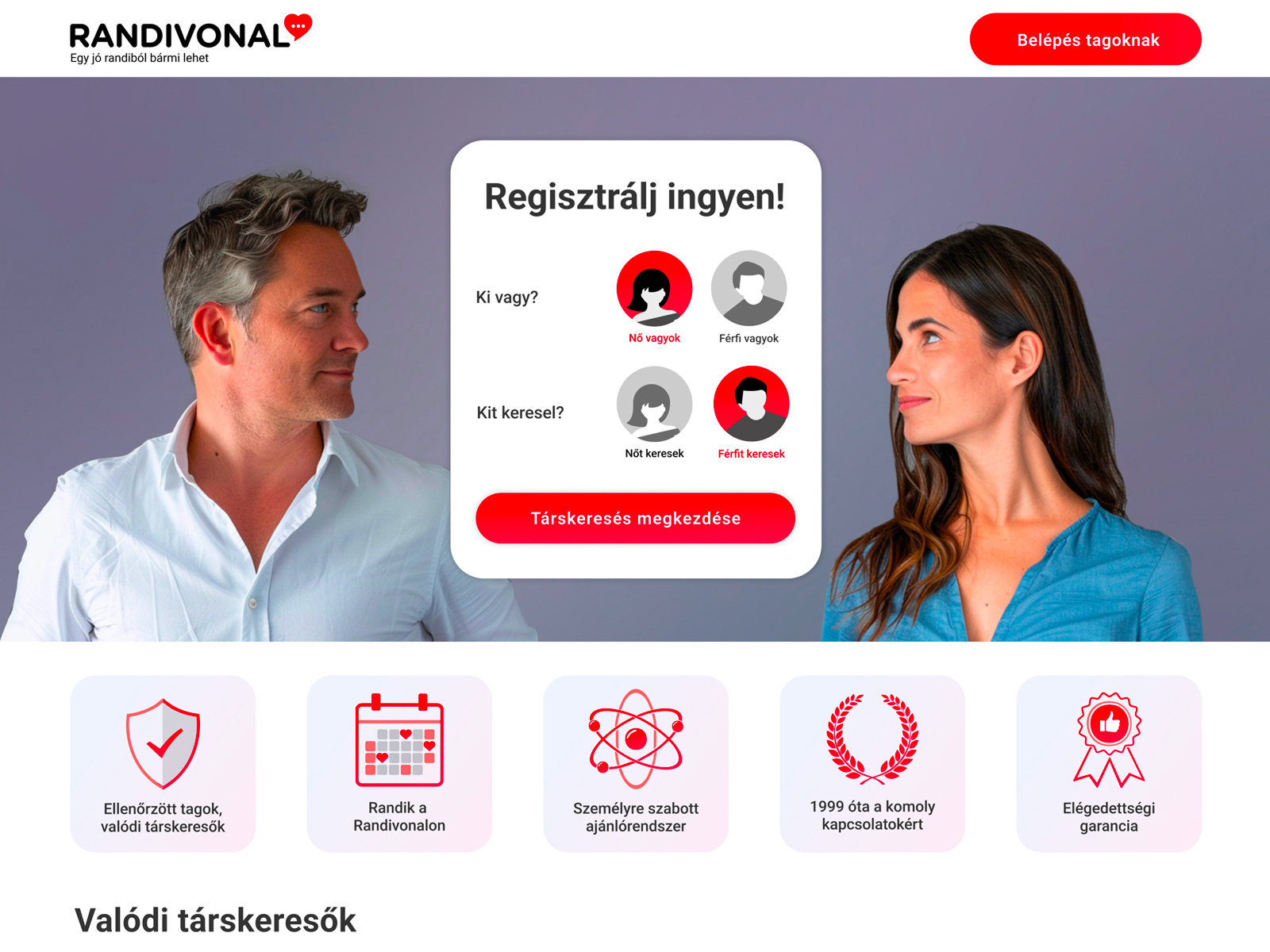 Randivonal - dating login page