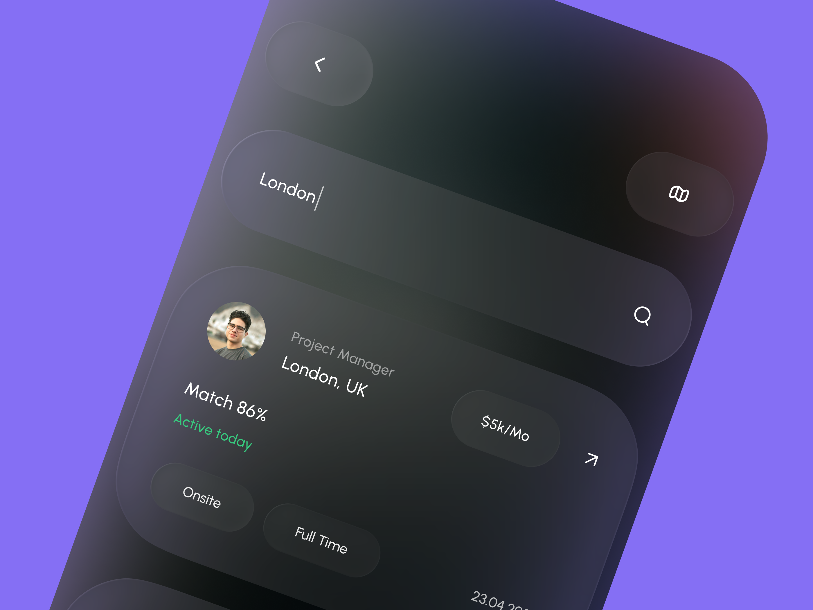 Example of HR Map App Concept
