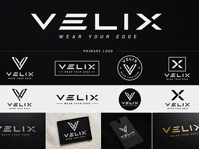 VELIX — Modern Streetwear Logo Exploration apparelbranding brandidentity branding dribbble fashionbranding fashionlogo graphicdesign logodesign logoinspiration logomark logotype luxurylogo minimalbranding minimallogo modernlogo monogram streetwear streetwearbrand typography visualidentity