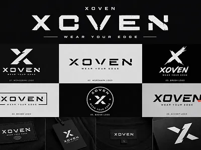 XOVEN — Streetwear Logo Bundle (6 Logo Variations) apparelbranding brandidentity branding designinspiration fashionlogo graphicdesign logocollection logodesign logotype minimallogo modernlogo monogram streetwear streetwearbrand typography