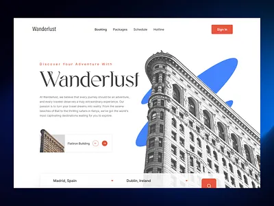 Travel Website UI Design for Booking Conversion | Wanderlust Lan booking interface booking ux design conversion design digital experience ecommerce ecommerce ux homepage landing page conversion modern landing page product design shopify travel app design travel website ui ui case study ui ux designer user experience design web design web design services web designer portfolio website