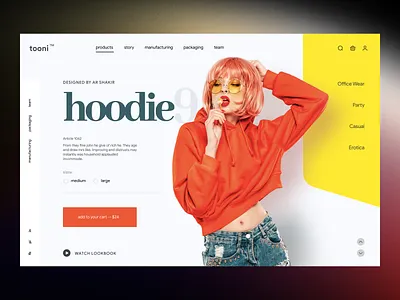 Fashion eCommerce UI Design | Modern Hoodie Product Page apparel website ui clean interface design clothing website design conversion ui ecommerce ux design fashion brand design fashion ecommerce ui fashion ui design landing page minimal web design modern landing page product landing page product page product page ui product showcase ui shopify ui inspiration ui ux designer web design portfolio