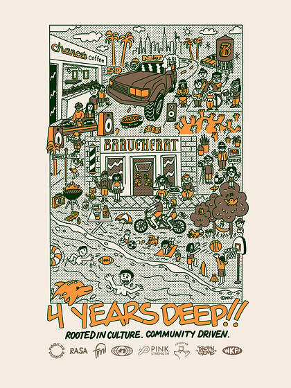 4 YEARS DEEP-T-SHIRT ILLUSTRATION