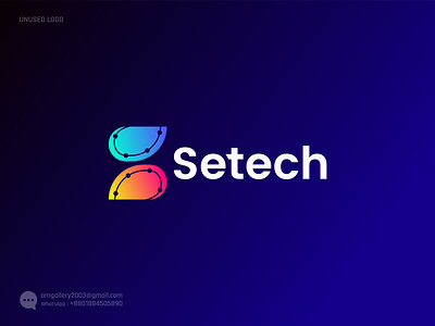 S Tech Logo Design app augmented reality brand and logo brand identity branding design fiverr flat graphic design icon illustration letter s logo logo designer logos minimal s logo tech lofo typography vector