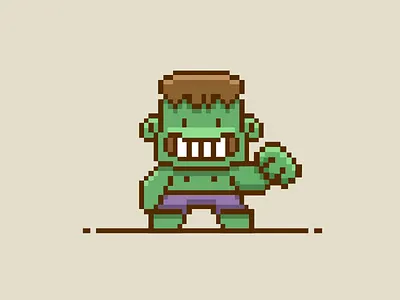 the hulk pixel art dc comics pixel art marvel pixel art the hulk 8 bit the hulk 8bit the hulk pixel art