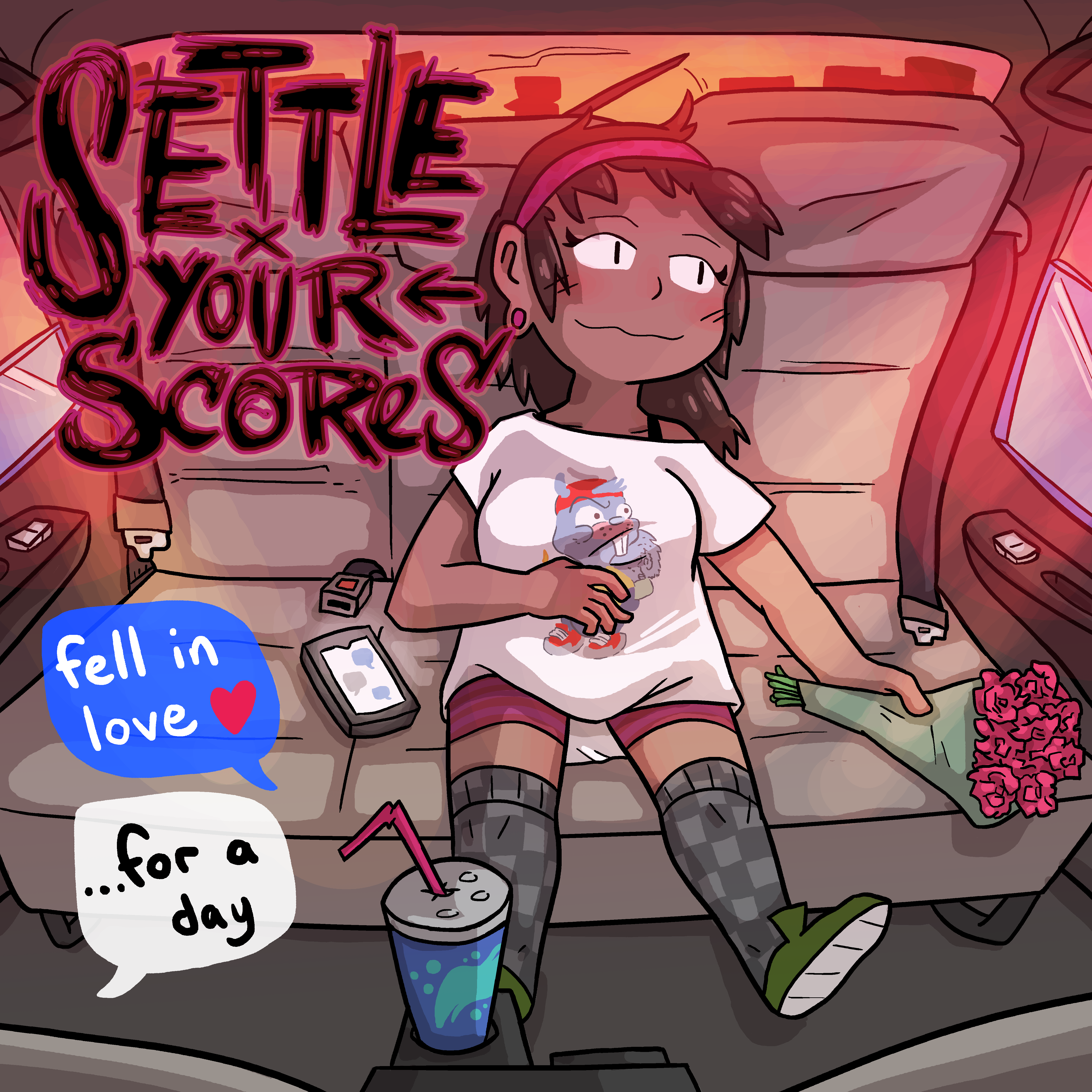 Settle Your Scores Band - Single Art - Fell In Love (For A Day)