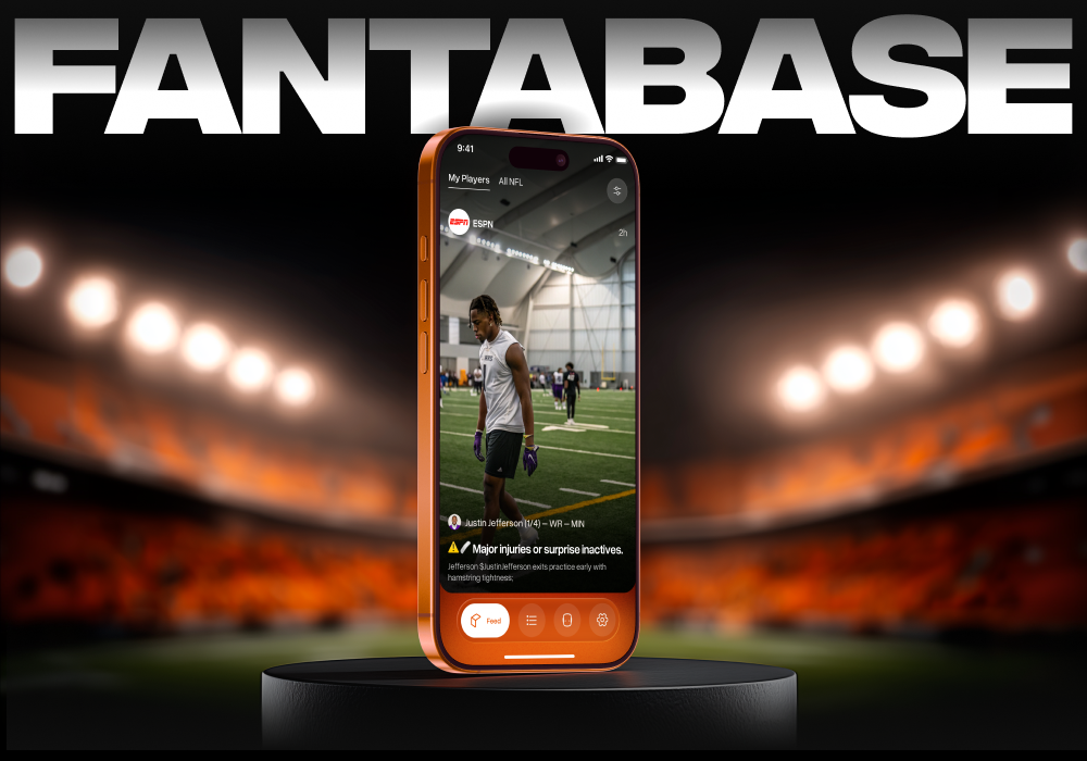 Fantabase — NFL Fantasy Football AI Assistant ai anton zalis app design branding dark ui fantasy football ios app miami mobile app nfl product design sports app ux design