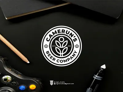 BEER COMPANY monogram logo concept app logo beauty logo branding design graphic design icon illustration lettering logo logo design logo ideas logo inspiration logo type logos luxury logo monogram typography united sates vector