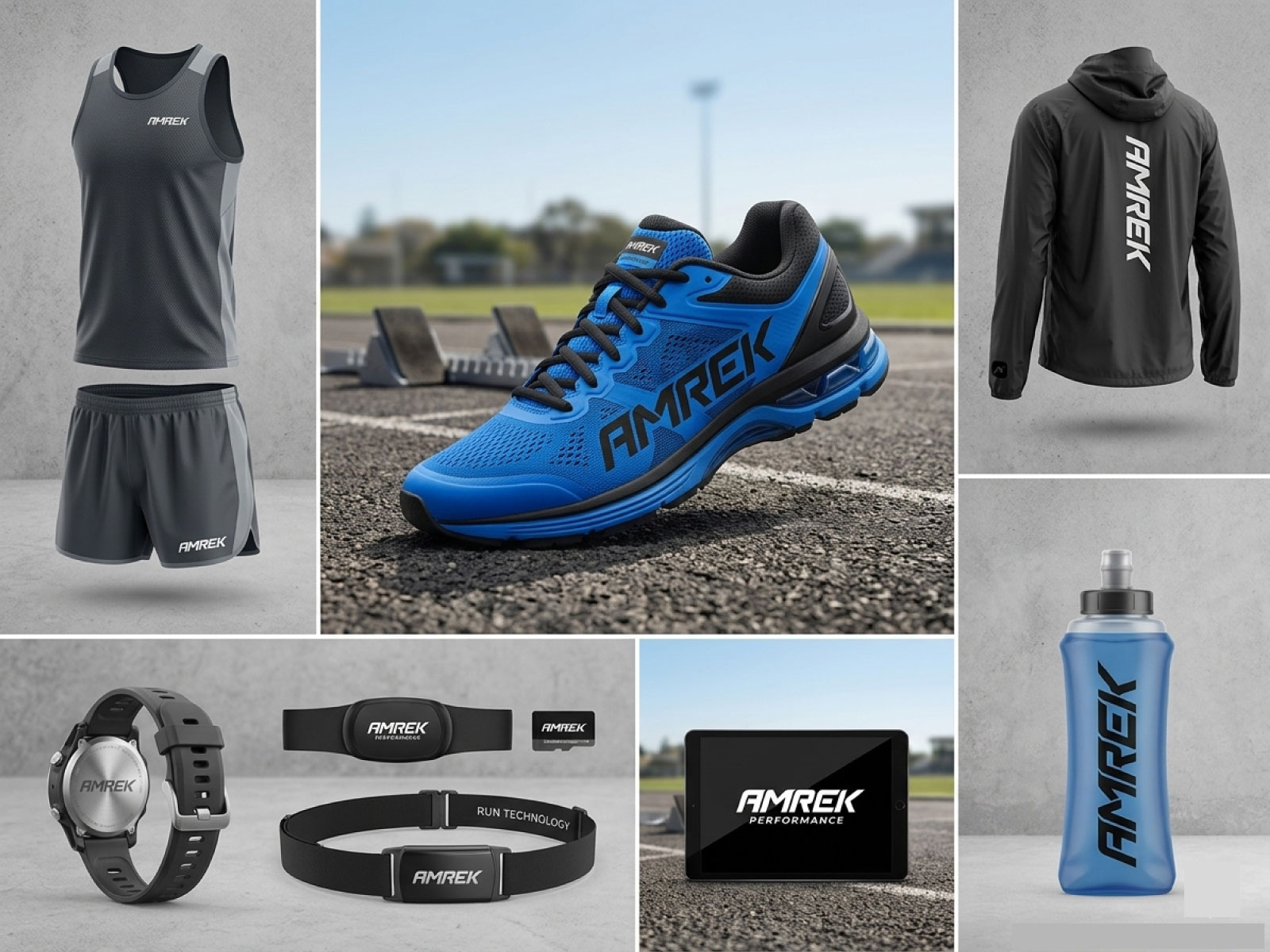 Running  Logo & Speed & Power  Branding