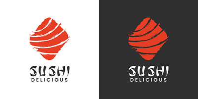 Sushi logo art design japanese logo restaurant sushi symbol