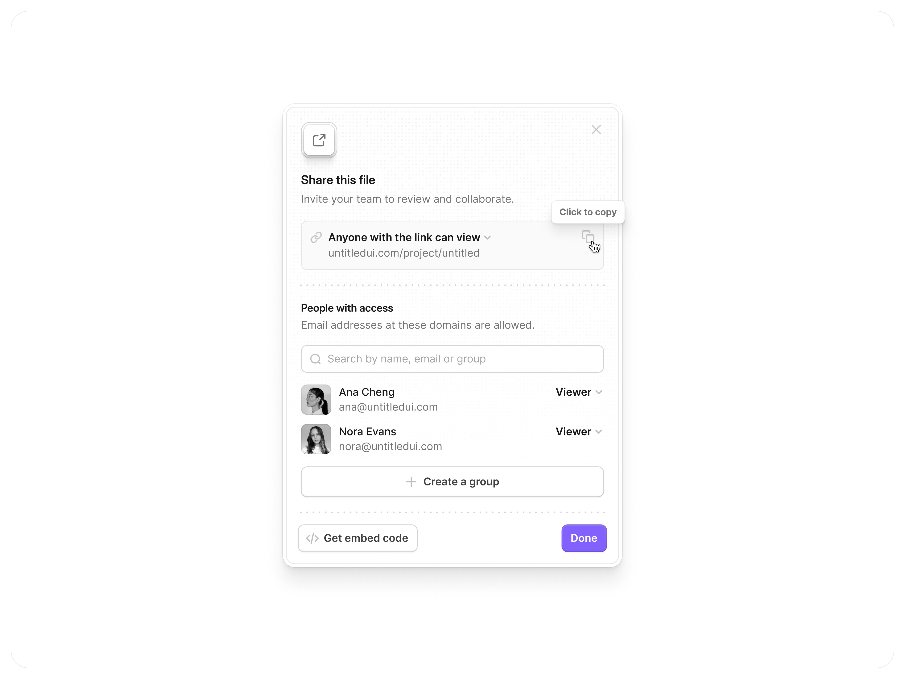 Share this file — Untitled UI