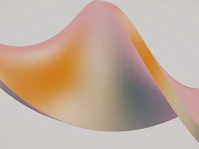 Wave 3d 3d art abstract aesthetic colors composition design digital art flow gradient lighting minimal render silk warm webgl