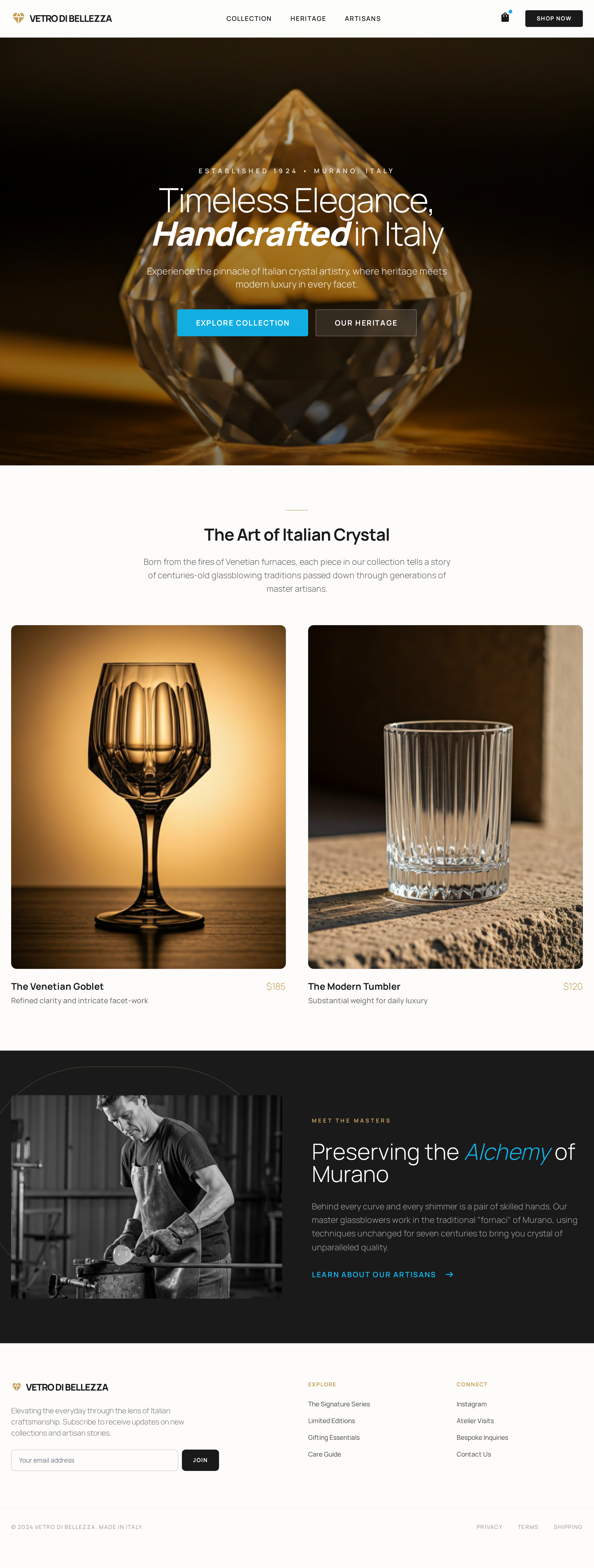 Glasses Cups Import from Italy Web Design cup glasses import italy