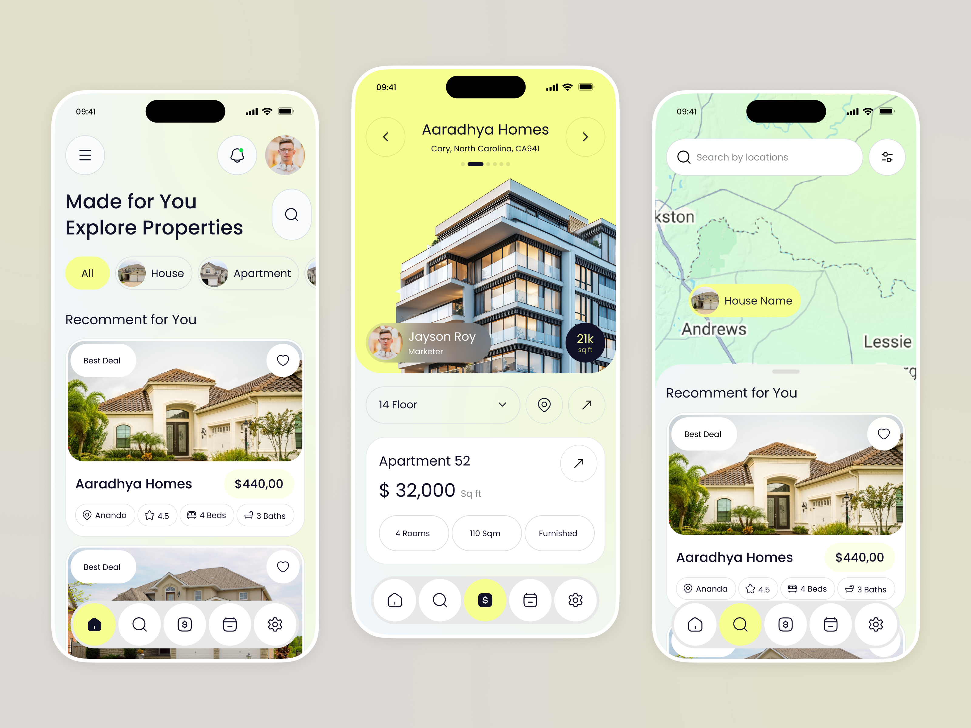 Real Estate Mobile App UI/UX Design | Property Finder & Home App
