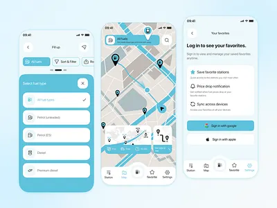 Fuel Delivery Mobile App UI Exploration car clean fleet management fuel fuel delivery gas delivery ios map mobile mobile app oil on demand orders payment repair schedule service slot ui ux