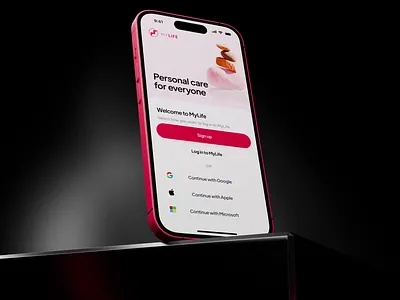 MyLife: 2025 Log In Flow 3d aftereffects animation apple blender branding clean design digital ios log in mockup motion motion graphics password render sfx ui ux