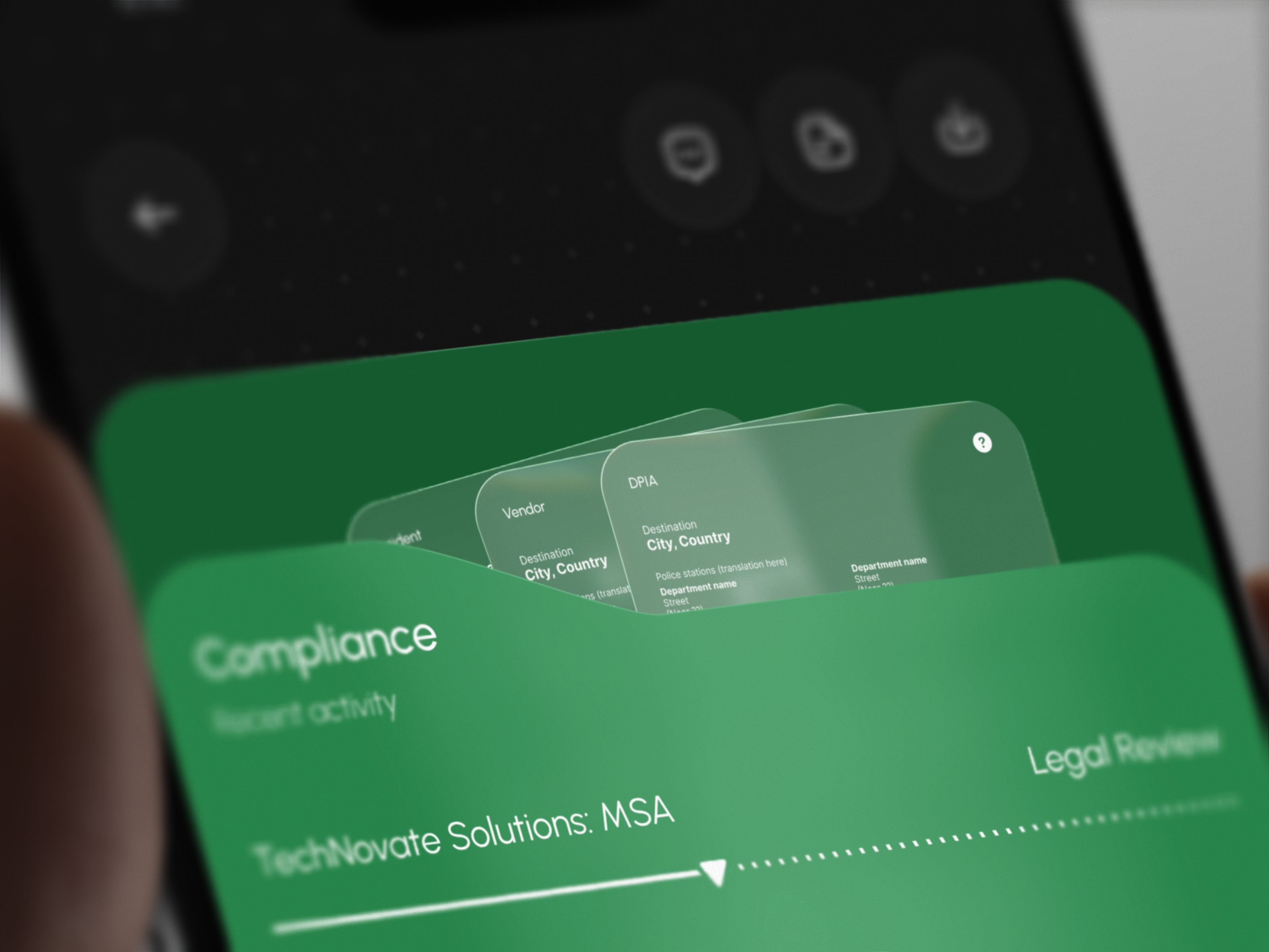 ClauseOS Mobile App – Compliance Management SaaS