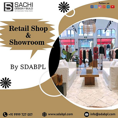 Showroom Interior Designers in Gurgaon - Sachi Design And Build