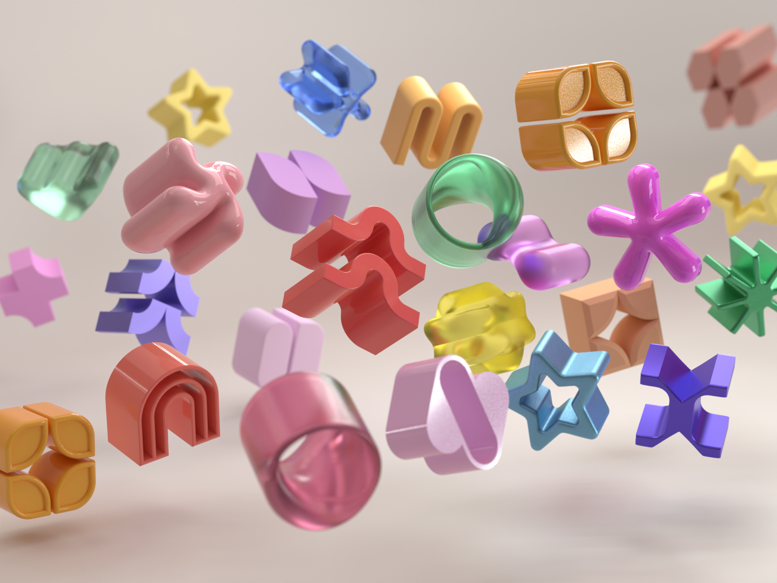 Colorful shapes