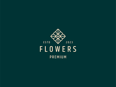 Flower logo 3d animation app branding business design graphic design illustration logo ui