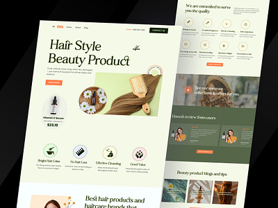 Hair Salon Website designs, themes, templates and downloadable graphic  elements on Dribbble